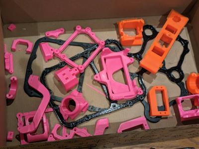Pile of 3D Printed Parts