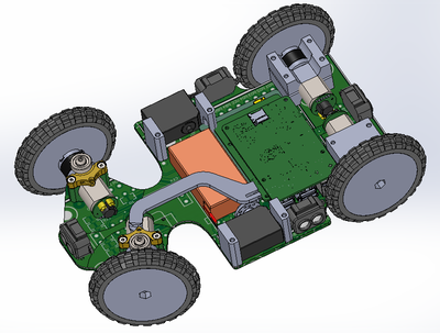 New smaller CAD with new steering linkage