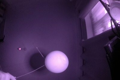 image with IR flash on IR flash on