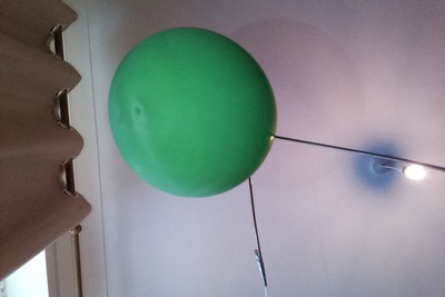 image with LED flash on flash on